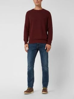 Am billigsten ? Fynch-Hatton Pullover Aus Baumwolle - Bordeaux Rot ?
