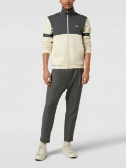 Beste Bewertungen von ❤️ BOSS Athleisurewear Sweatjacke Mit Stehkragen Modell 'SKAZ' - Offwhite ?